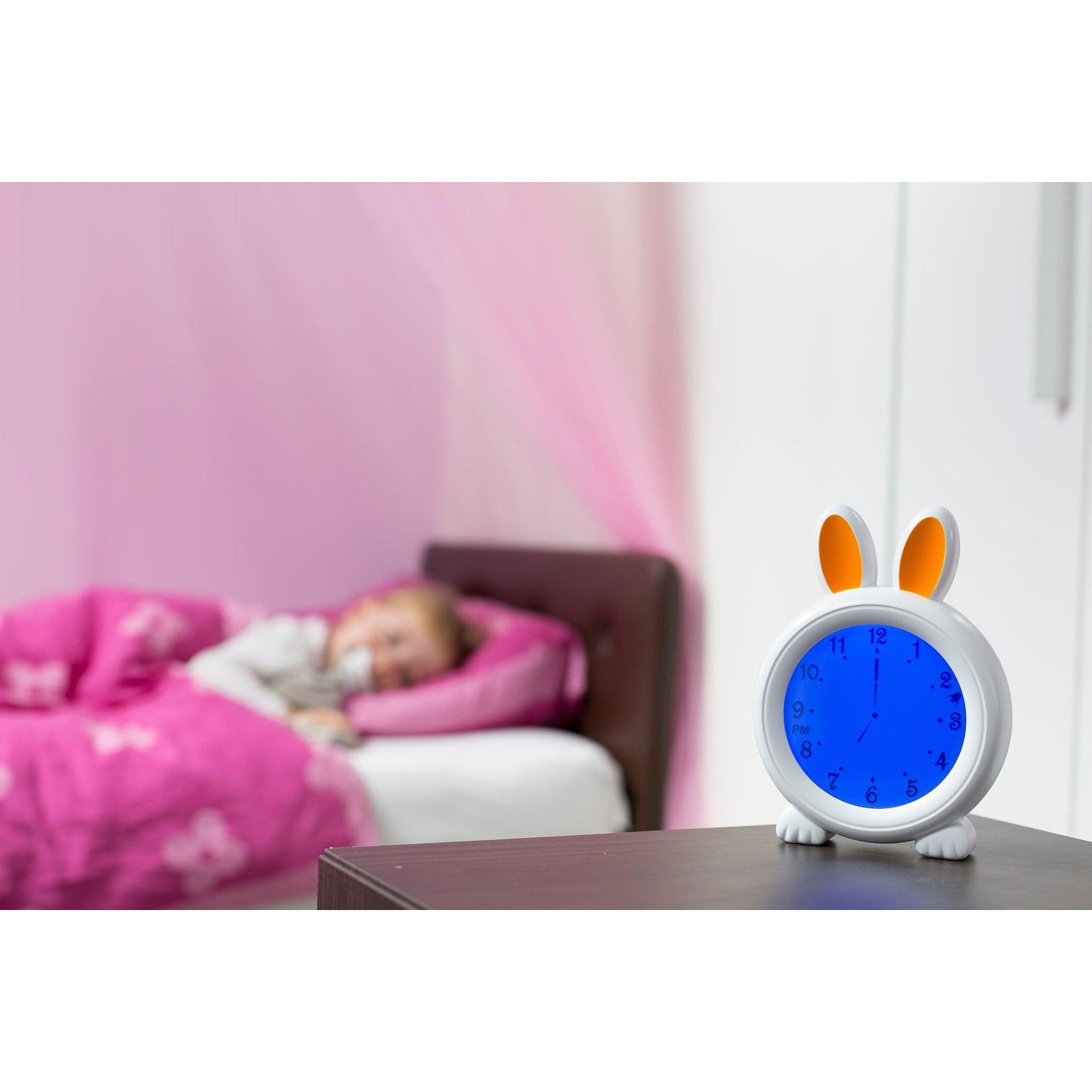 Детска Нощна Лампа С Часовник Sleep Trainer Bunny Alecto