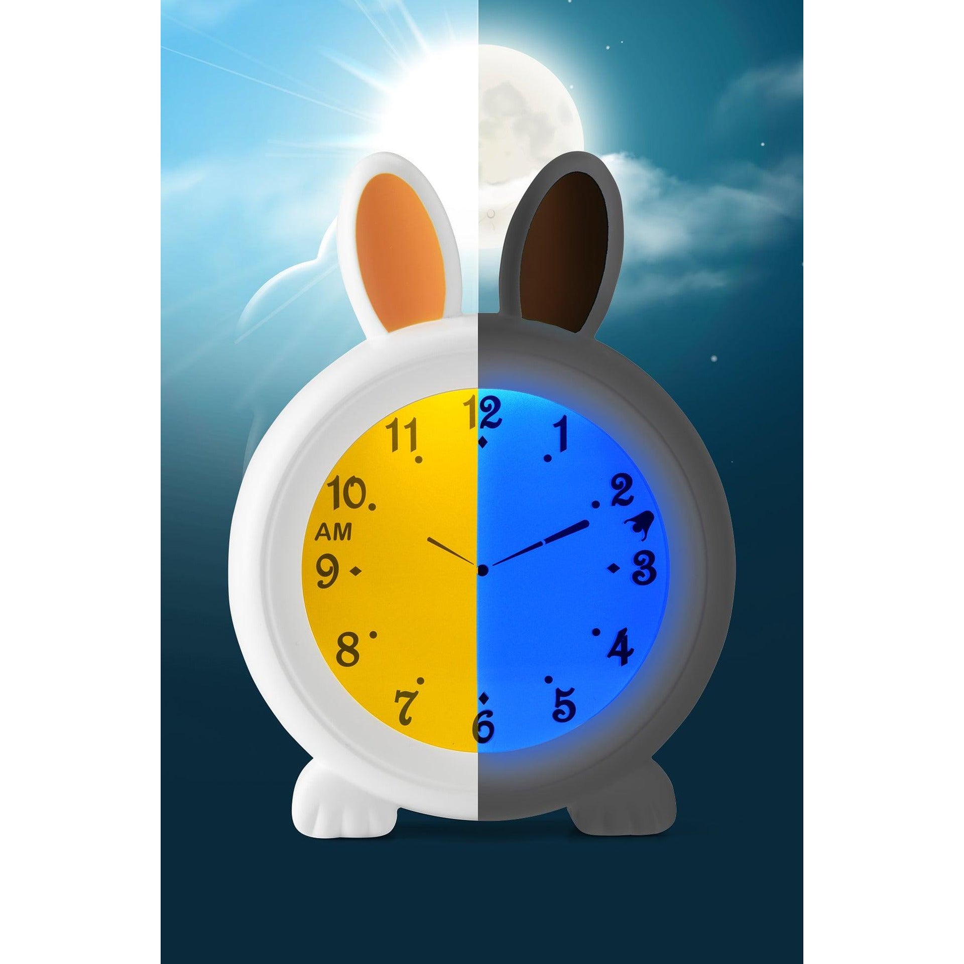 Детска Нощна Лампа С Часовник Sleep Trainer Bunny Alecto