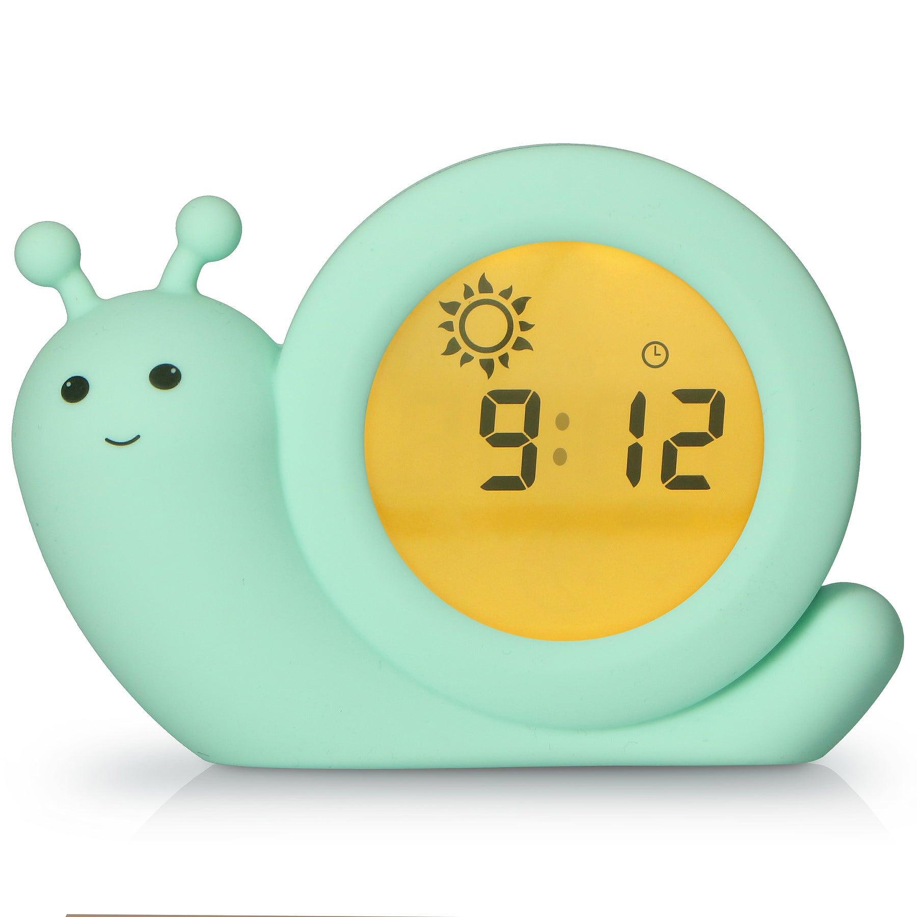 Детска Нощна Лампа С Часовник Sleep Trainer Simon Mint Green Alecto