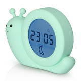 Детска Нощна Лампа С Часовник Sleep Trainer Simon Mint Green Alecto