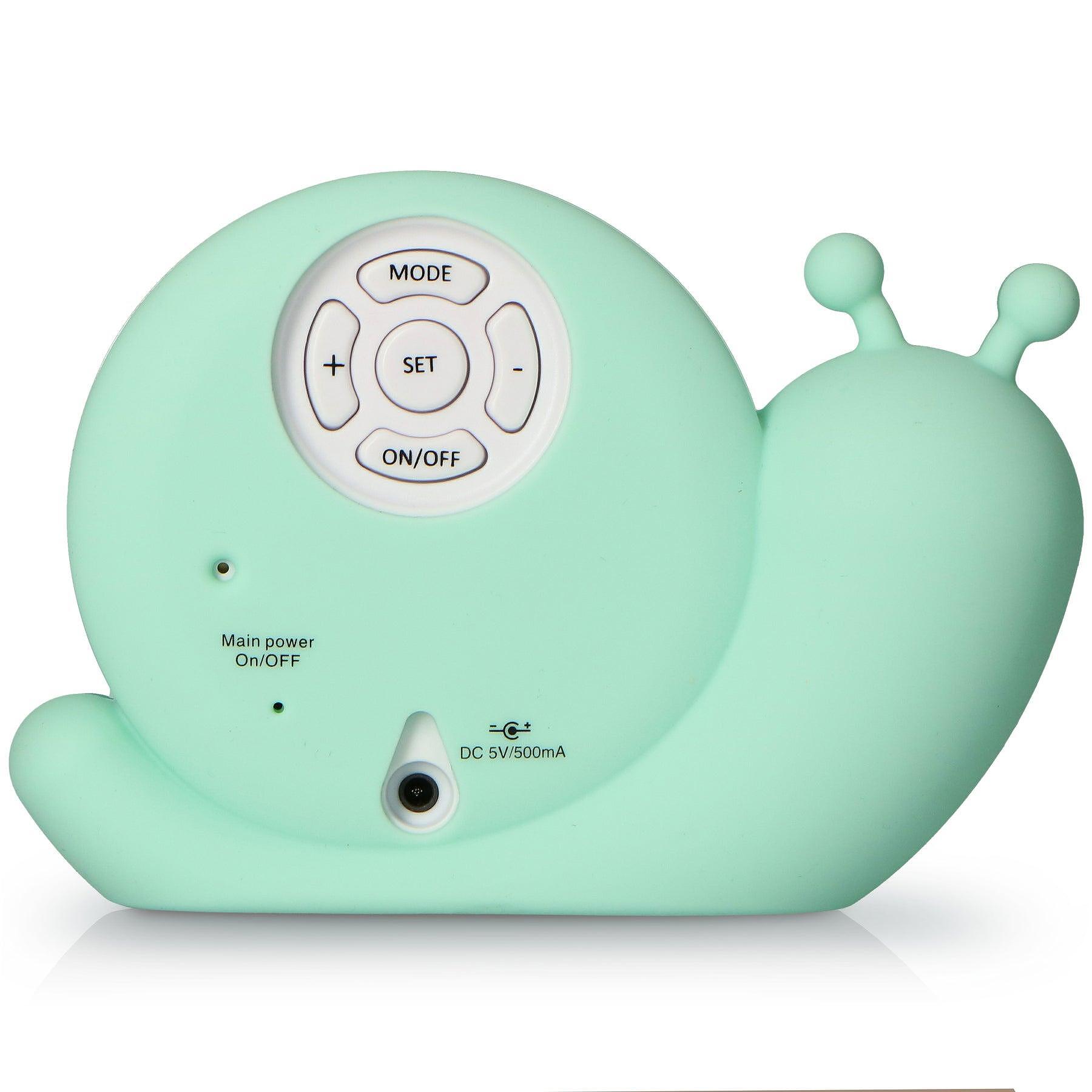 Детска Нощна Лампа С Часовник Sleep Trainer Simon Mint Green Alecto