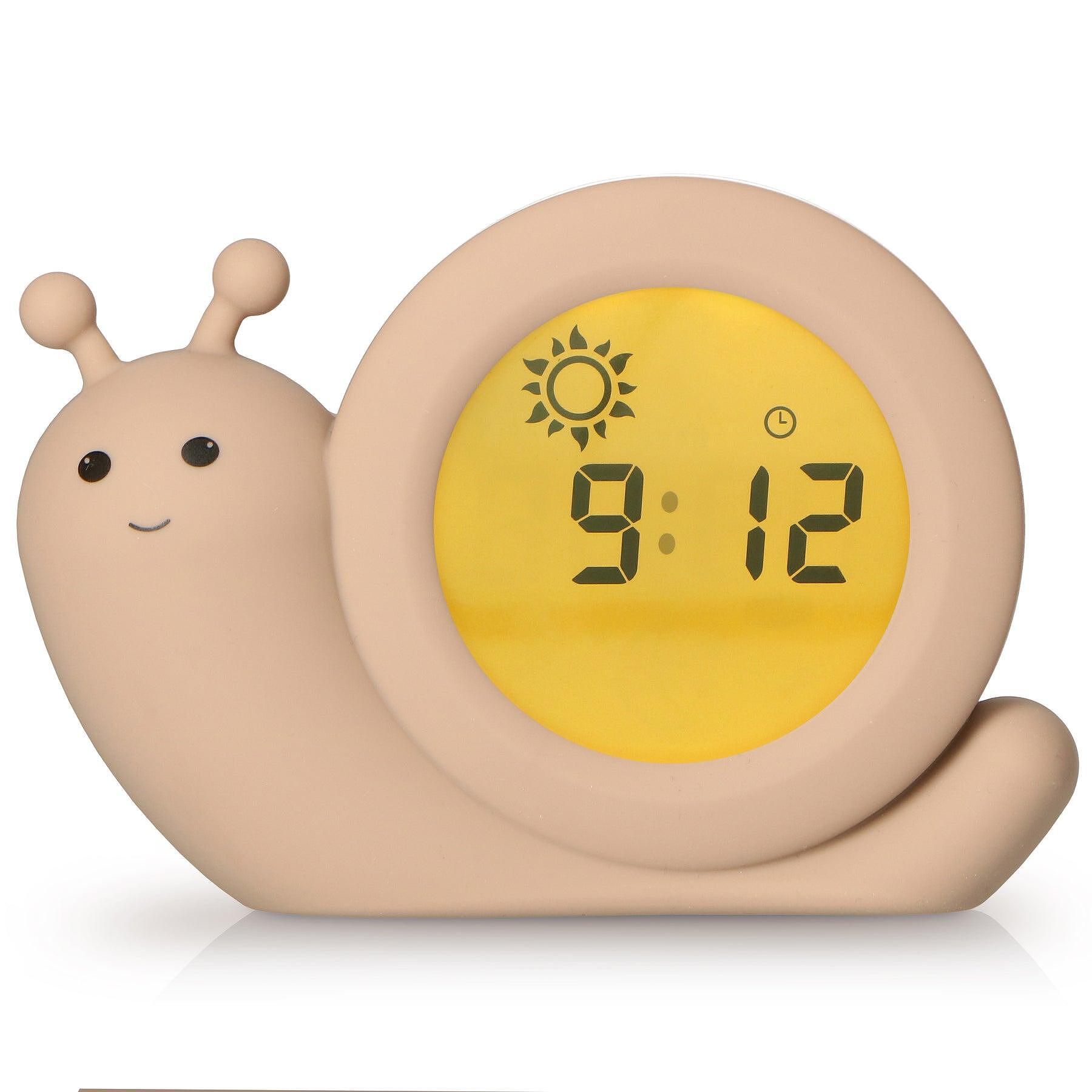 Детска Нощна Лампа С Часовник Sleep Trainer Simon Taupe Alecto