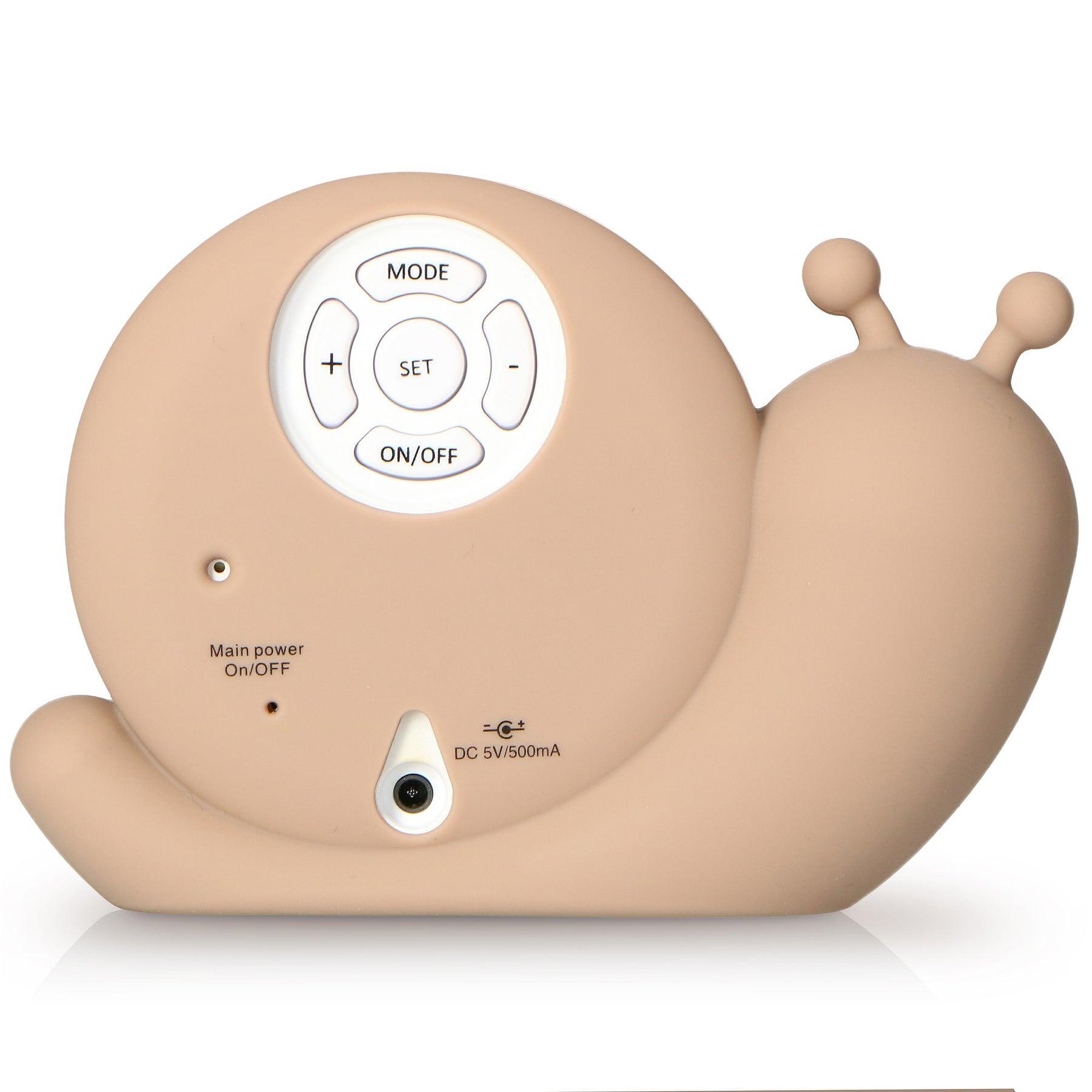 Детска Нощна Лампа С Часовник Sleep Trainer Simon Taupe Alecto