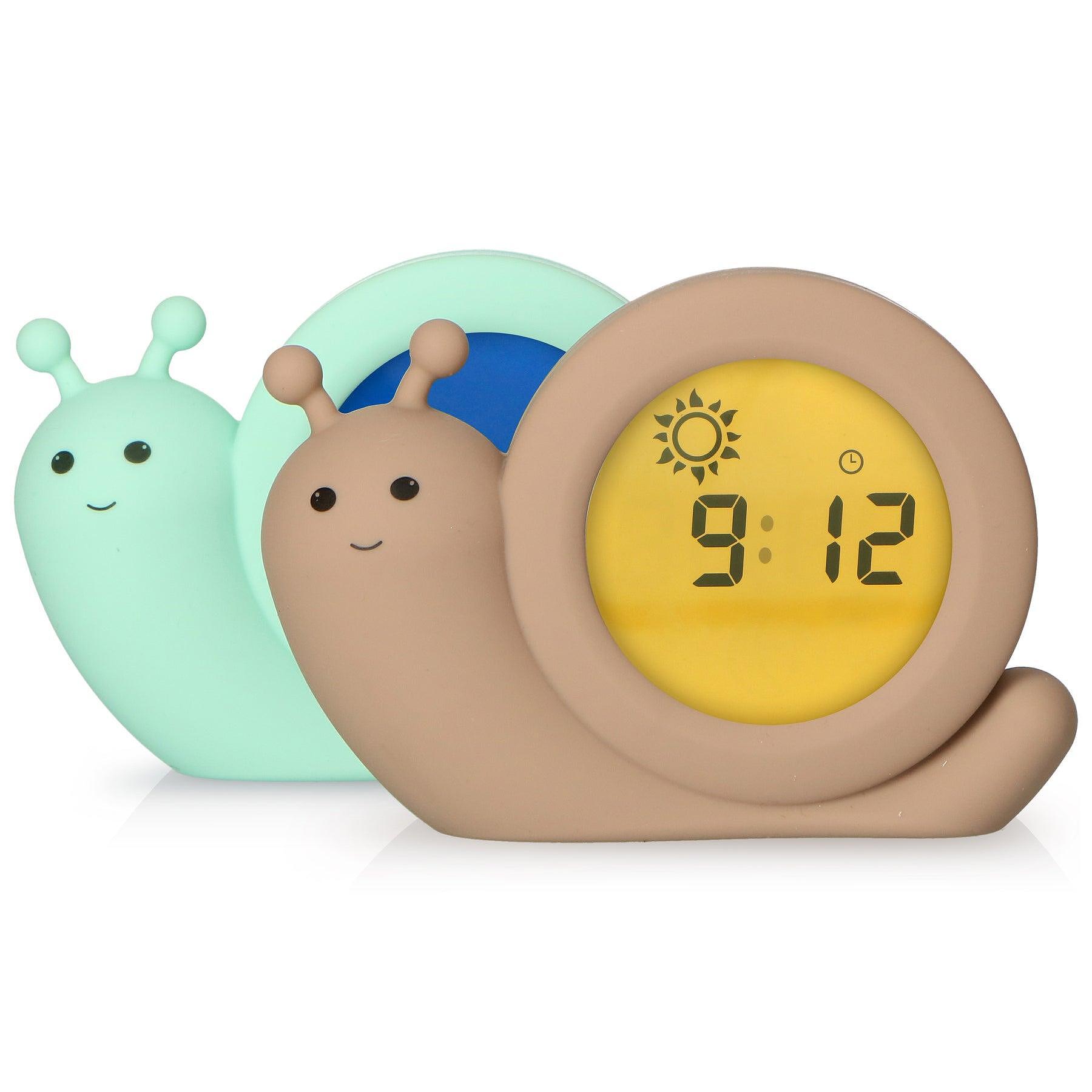Детска Нощна Лампа С Часовник Sleep Trainer Simon Taupe Alecto