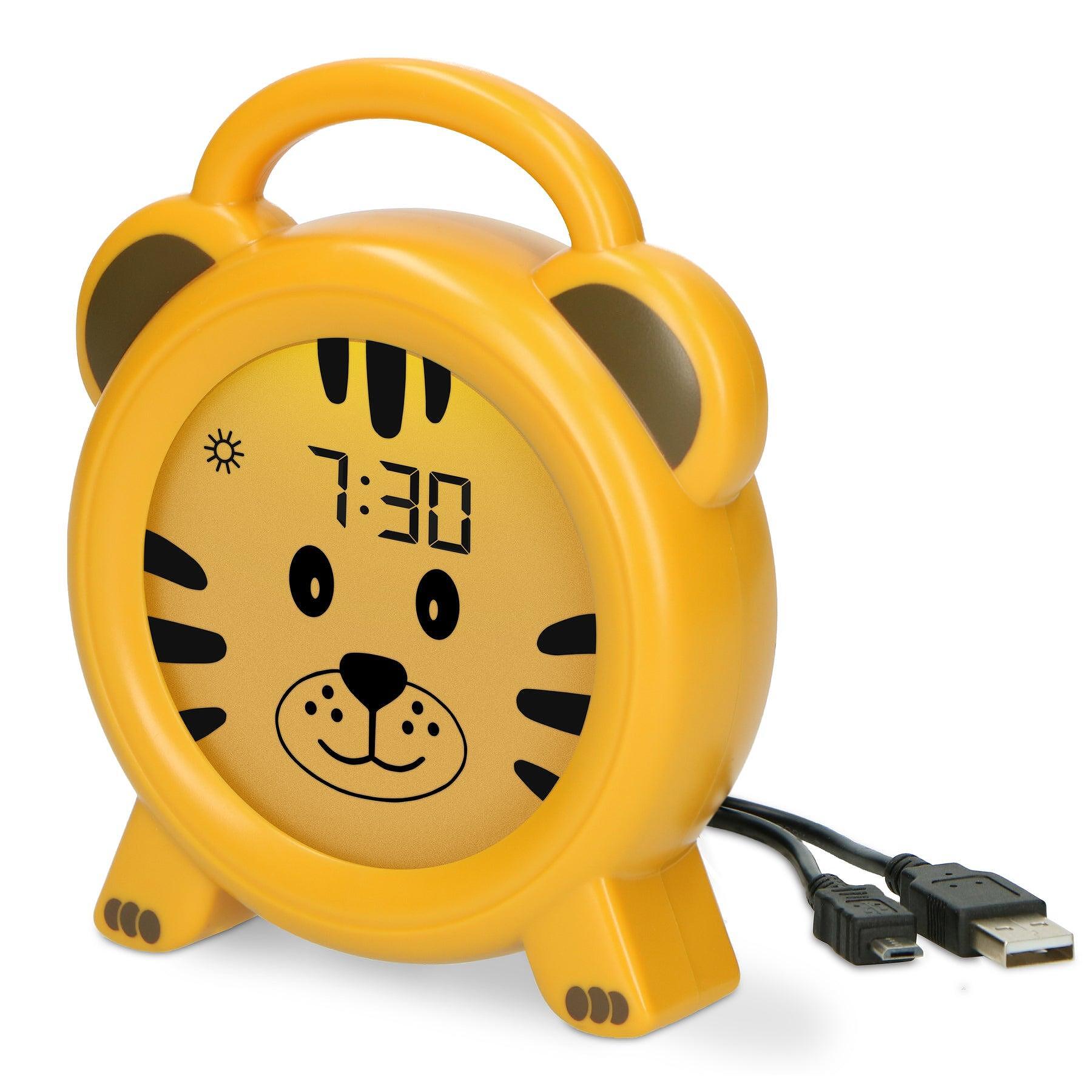 Детска Нощна Лампа С Часовник Sleep Trainer Tiger Alecto