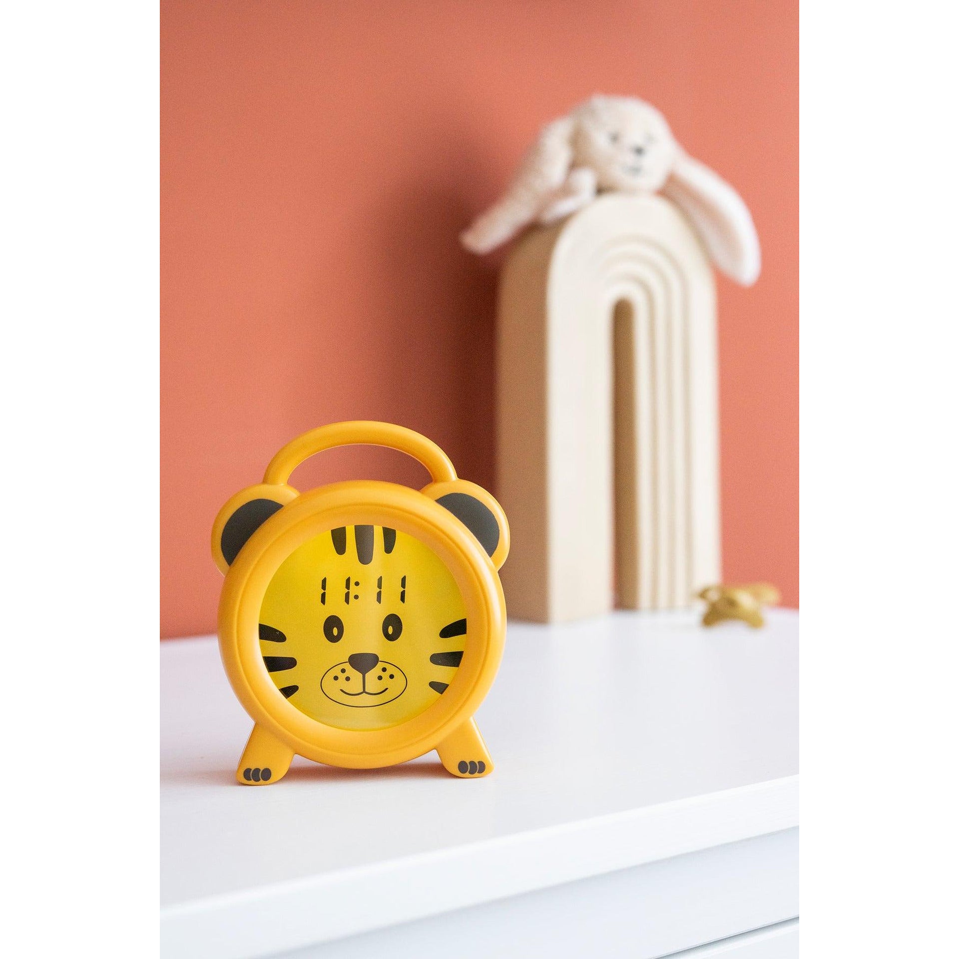 Детска Нощна Лампа С Часовник Sleep Trainer Tiger Alecto