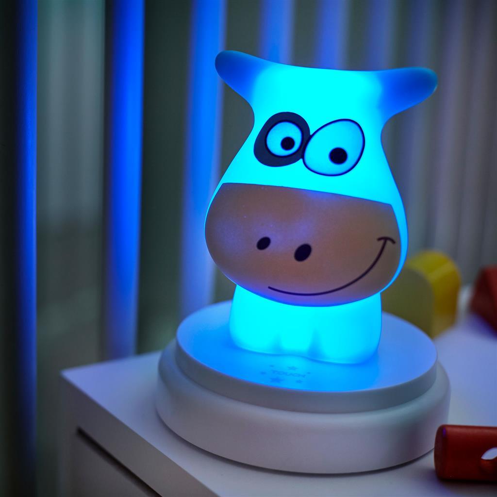 Детска Нощна Led Лампа Кравичка Alecto