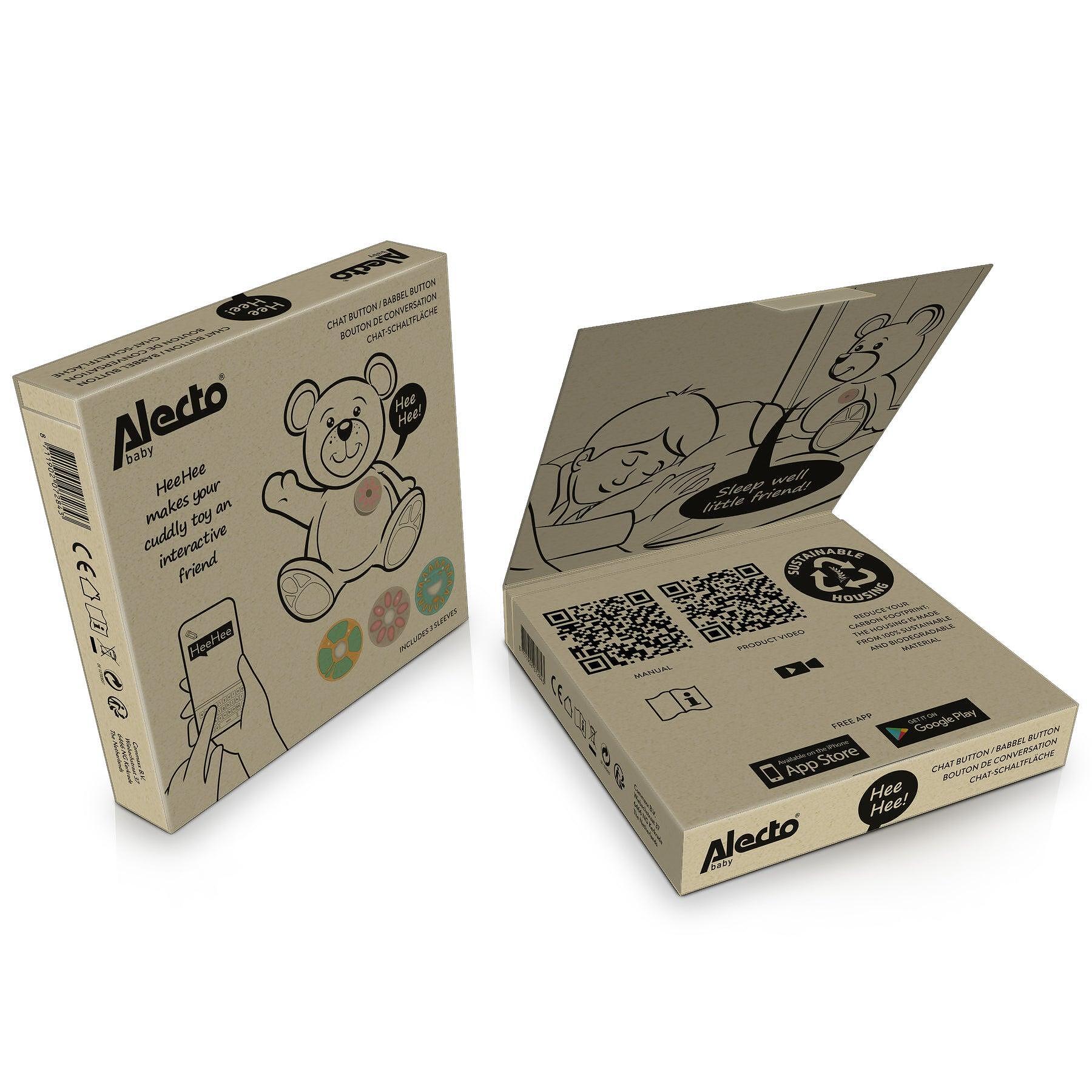 Комплект Плюшена Играчка С Интерактивен Чат Бутон Heehee Rabbit Alecto