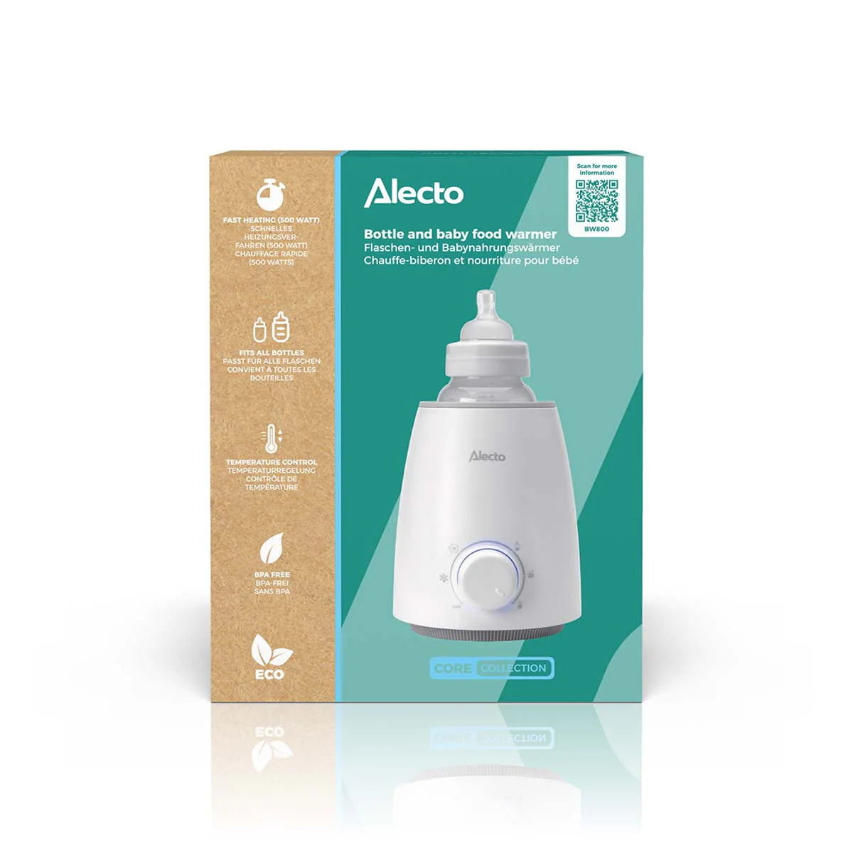 Нагревател За Бебешки Шишета Bw800 Alecto