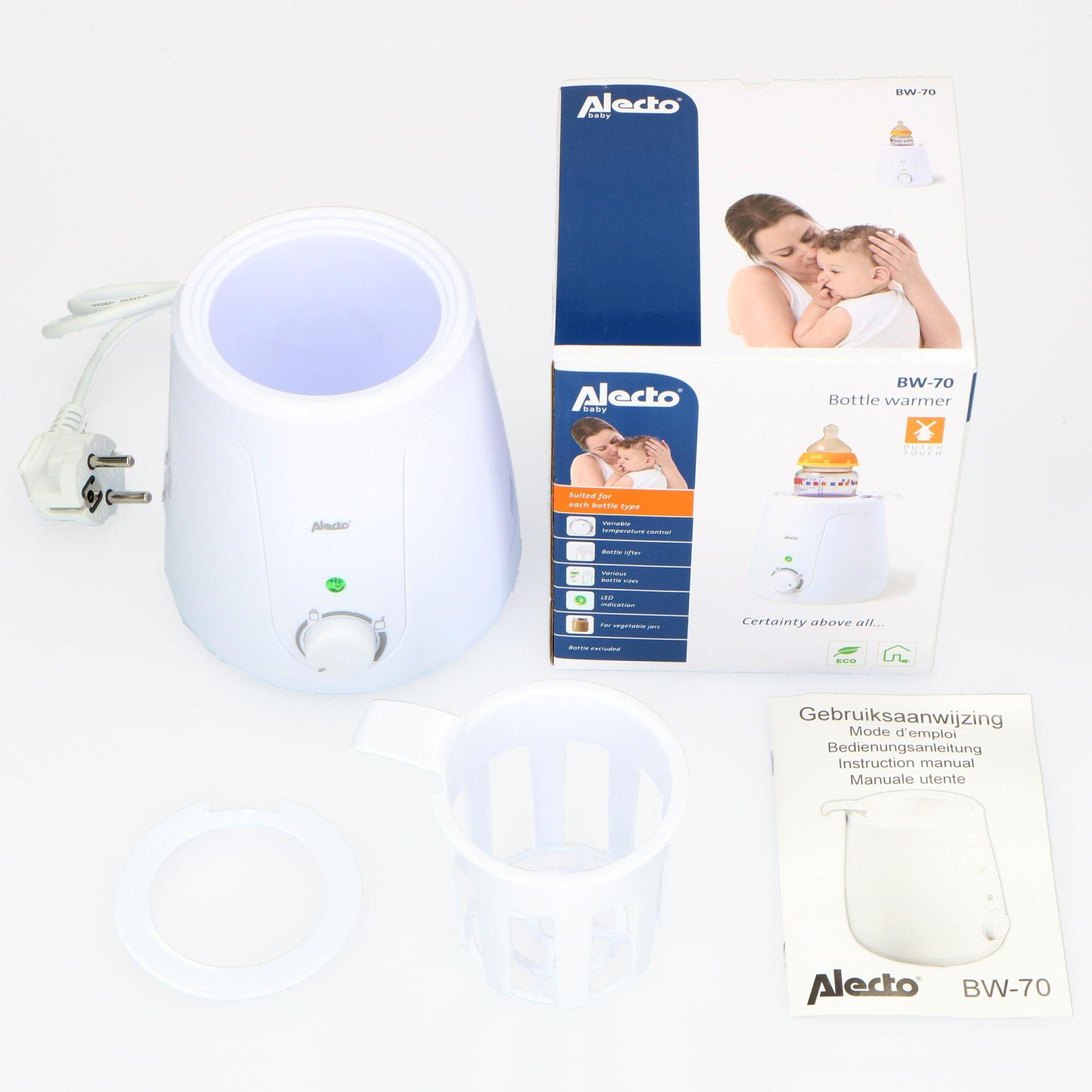 Подгревател За Бебешки Шишета White Bw 70 Alecto