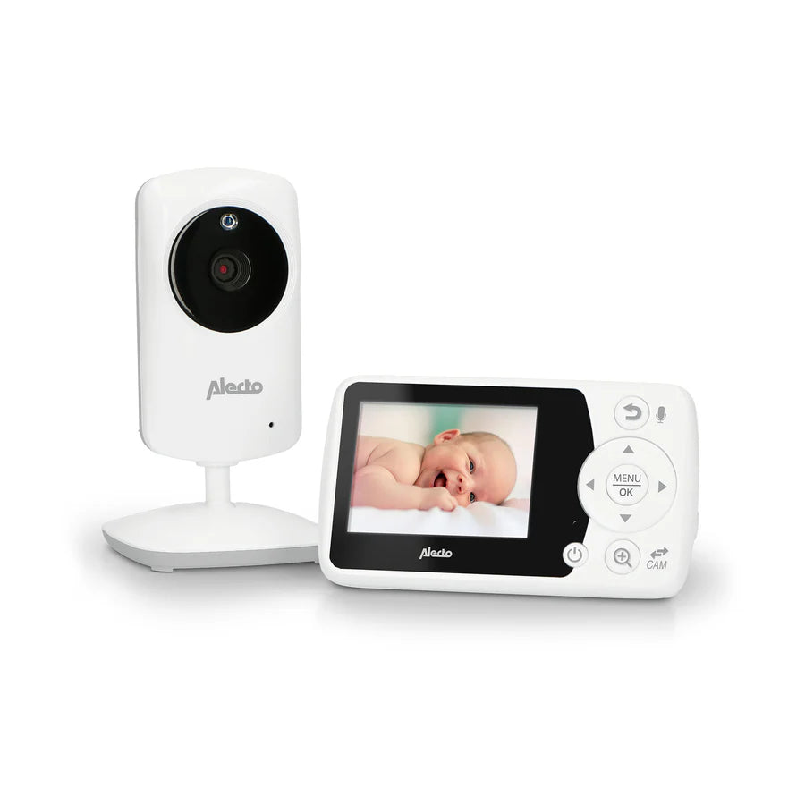 Видеофон За Бебе 2.4" Цветен Дисплей White Bo64 Alecto