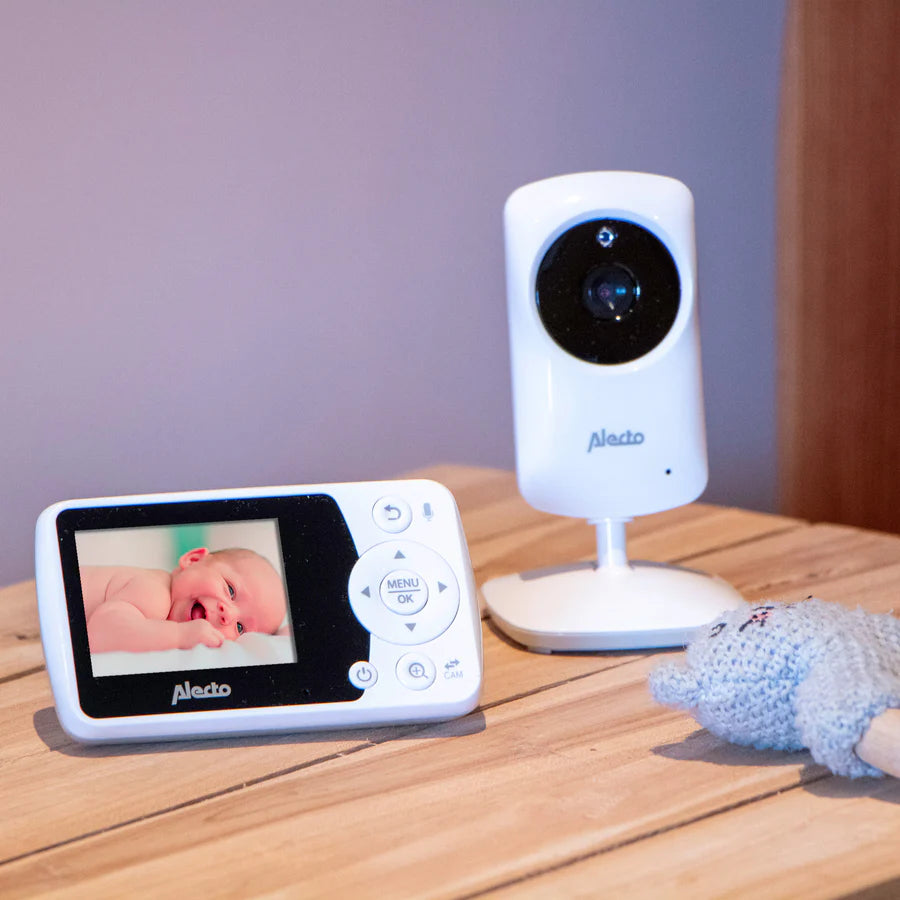 Видеофон За Бебе 2.4" Цветен Дисплей White Bo64 Alecto