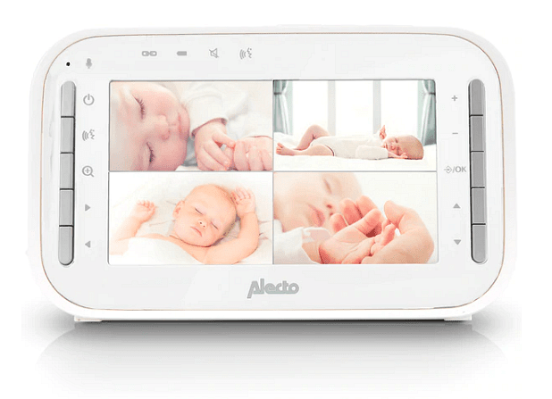 Видеофон За Бебе 4.3" С Цветен Дисплей Dvm 200gs Сив Alecto