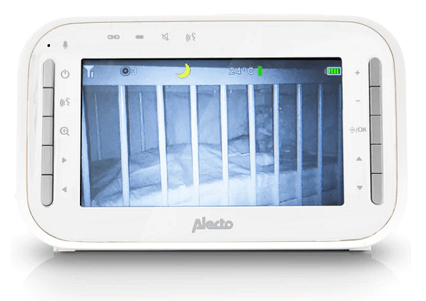 Видеофон За Бебе 4.3" С Цветен Дисплей Dvm 200gs Сив Alecto