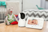 Видеофон За Бебе 5" С Цветен Дисплей Dvm 275 И 2 Камери Dvm 275c White Alecto