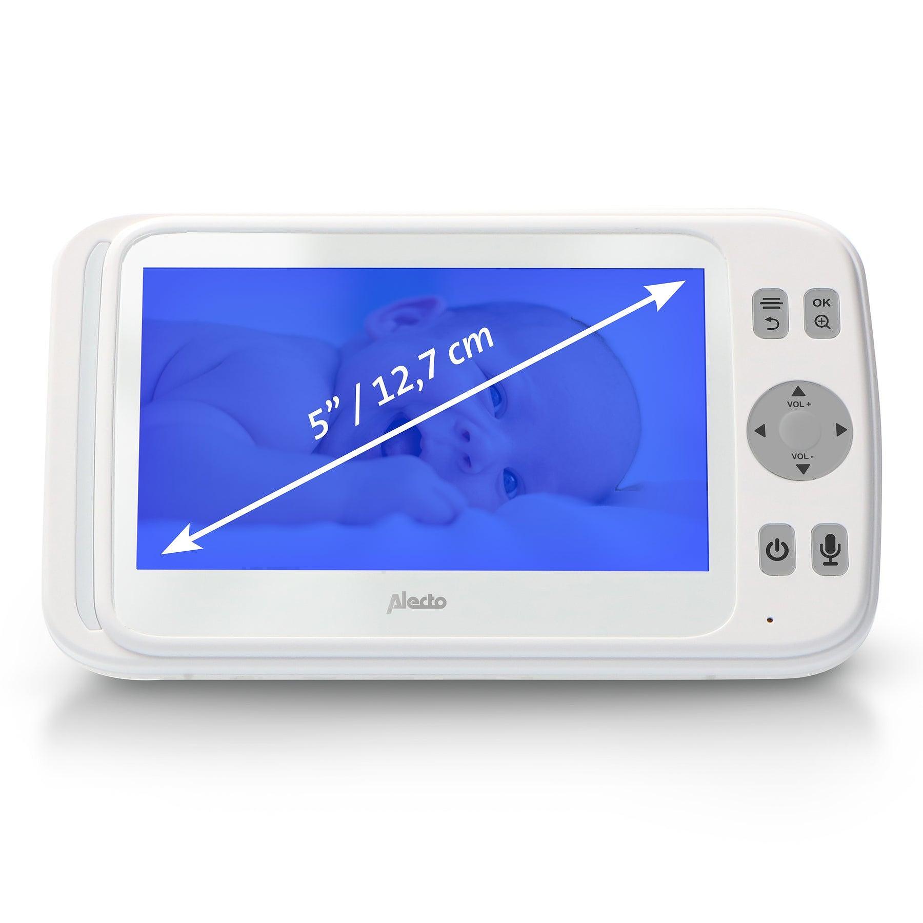 Видеофон За Бебе С 5" Цветен Дисплей White Alecto