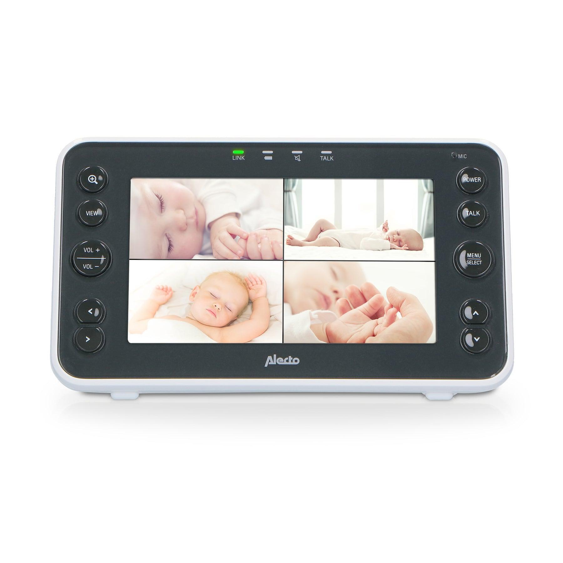 Видеофон За Бебе С 5" Цветен Дисплей White Anthracite Alecto