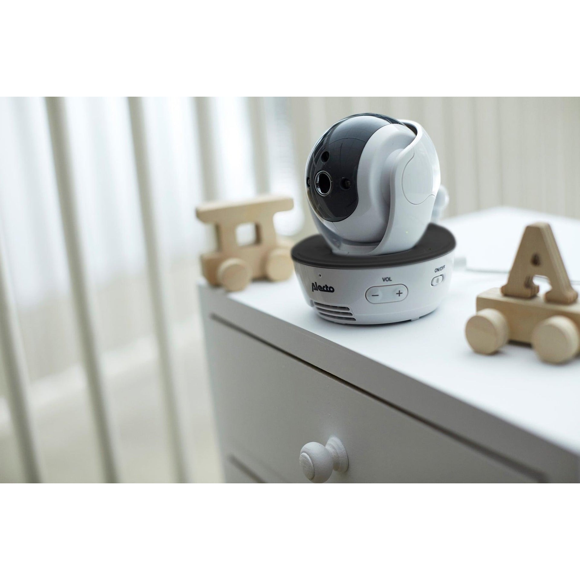 Видеофон За Бебе С 5" Цветен Дисплей White Anthracite Alecto