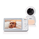 Видеофон За Бебе С 5" Hd Цветен Дисплей White Dvm2050 Alecto
