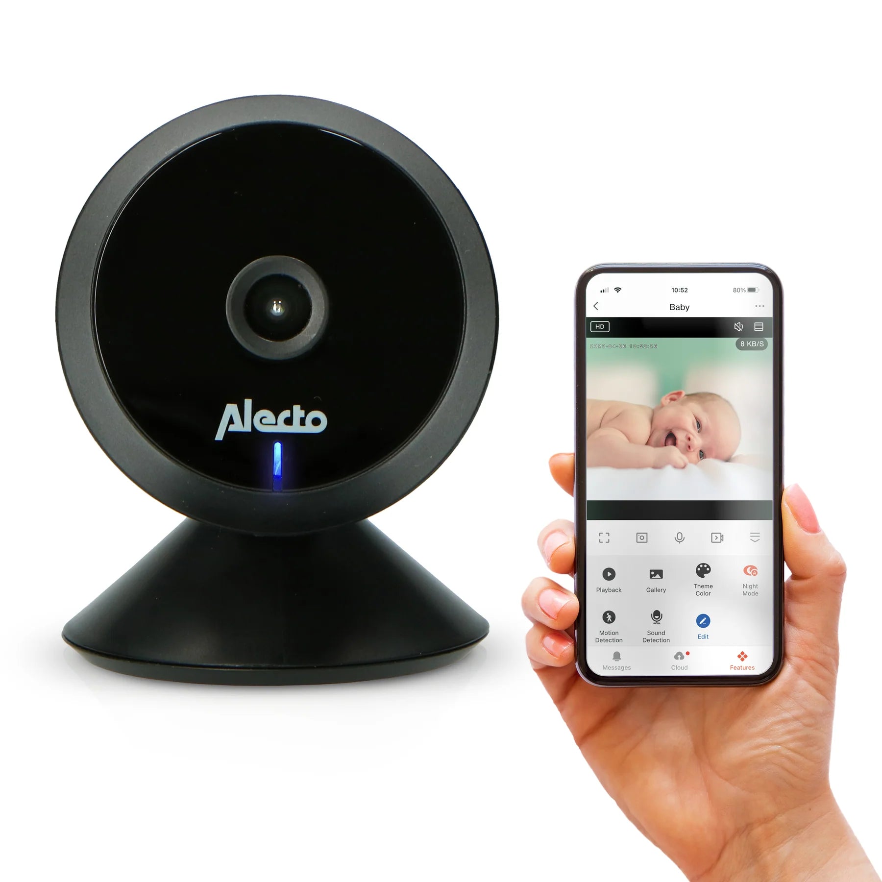 Wi Fi Камера Smartbaby5bk Black Alecto