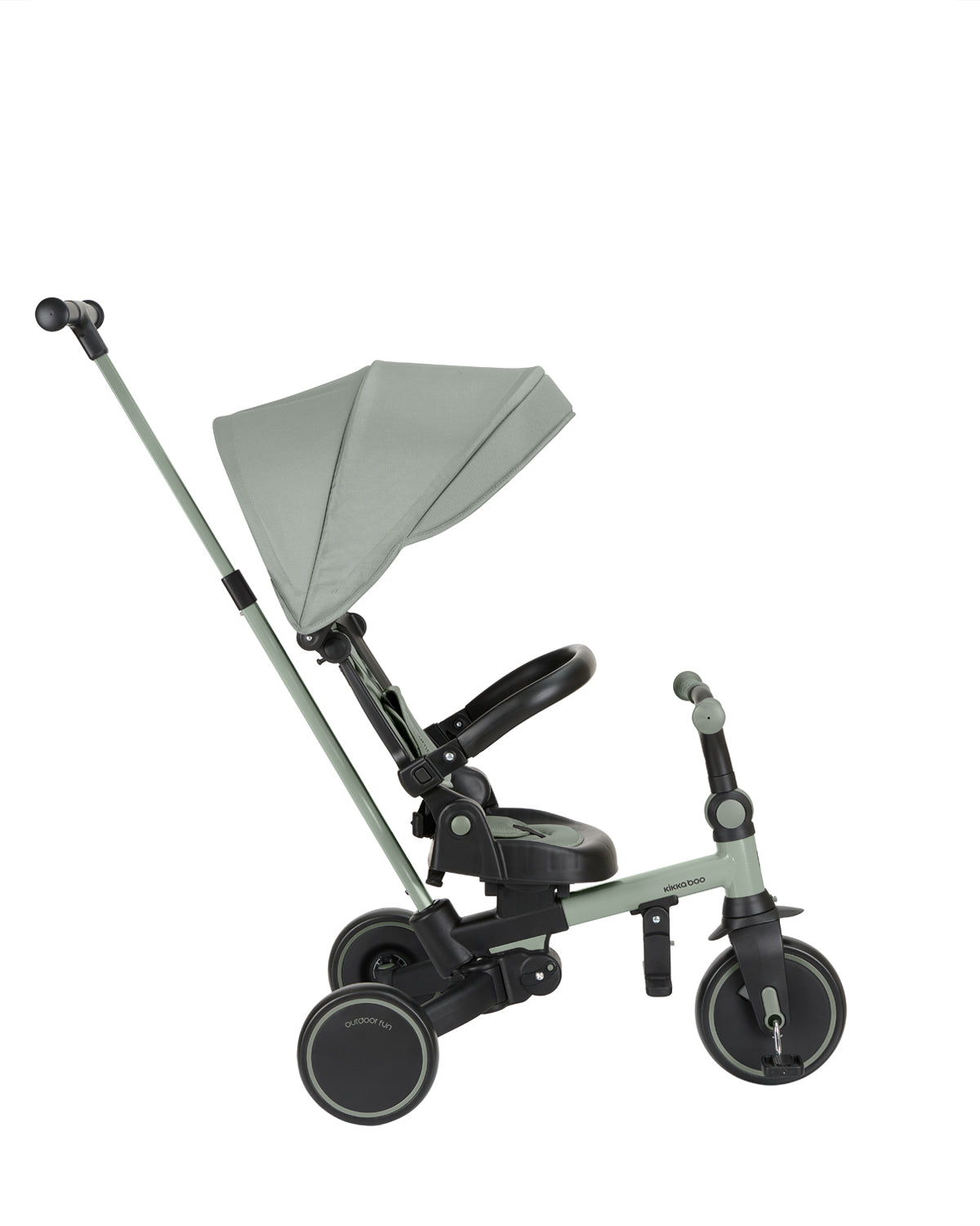 Триколка 8в1 Aluma Army Green Kikkaboo