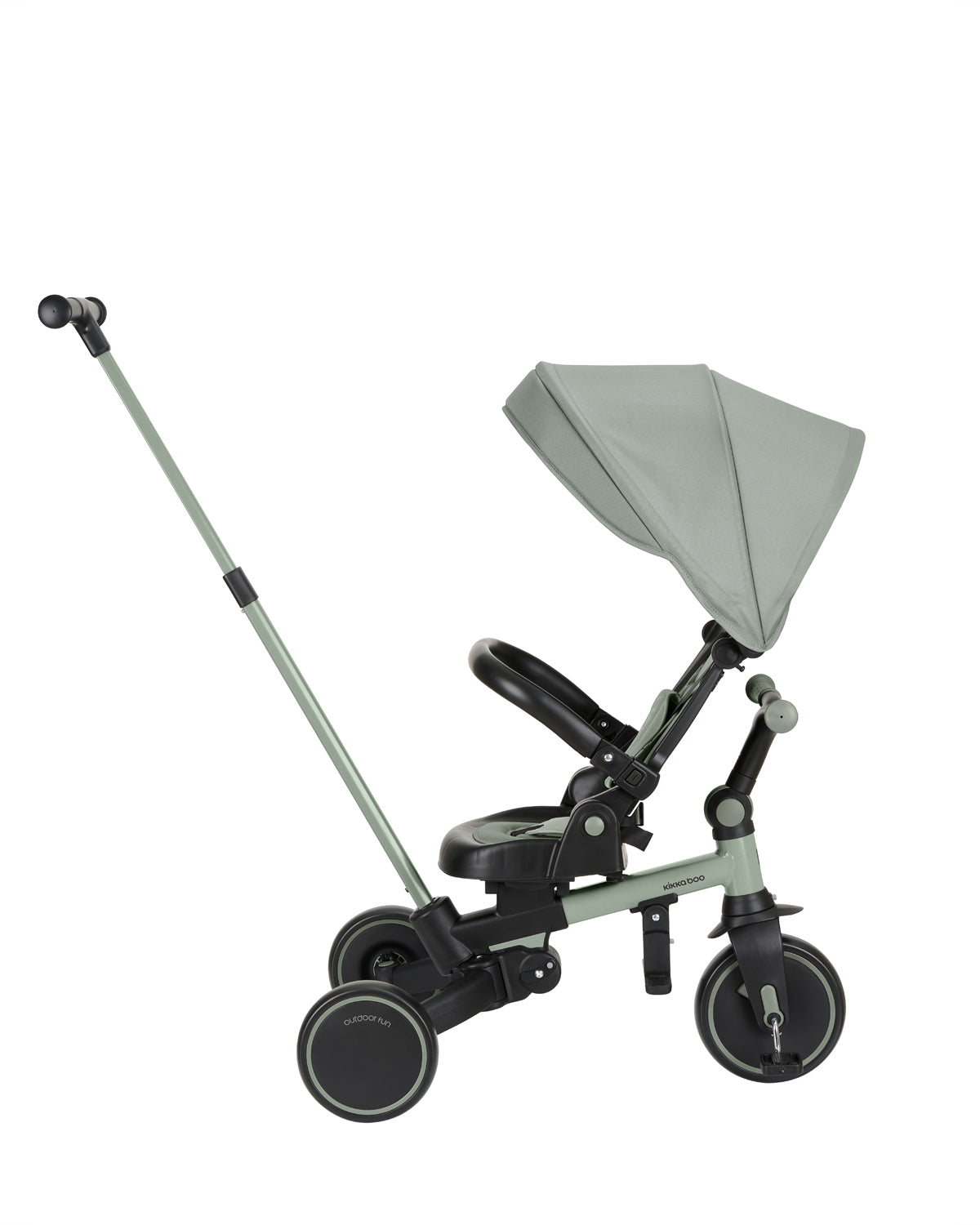 Триколка 8в1 Aluma Army Green Kikkaboo