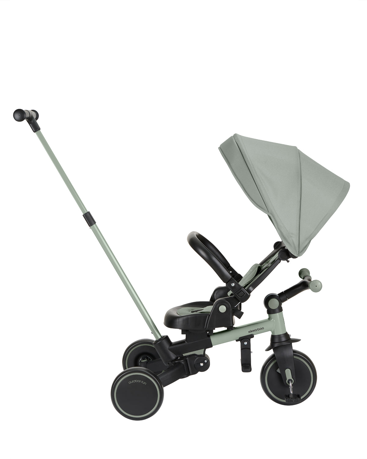 Триколка 8в1 Aluma Army Green Kikkaboo