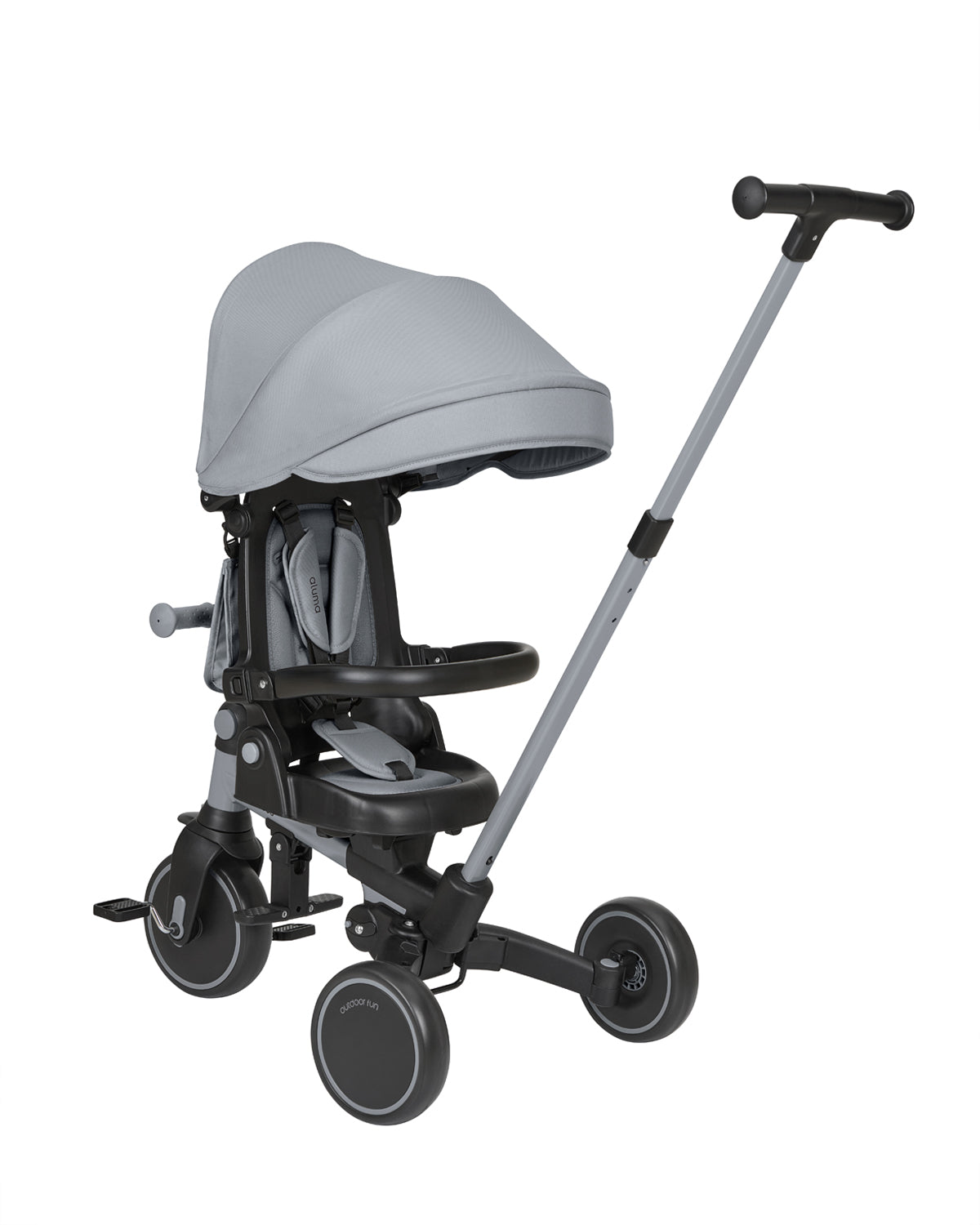 Триколка 8в1 Aluma Grey Kikkaboo
