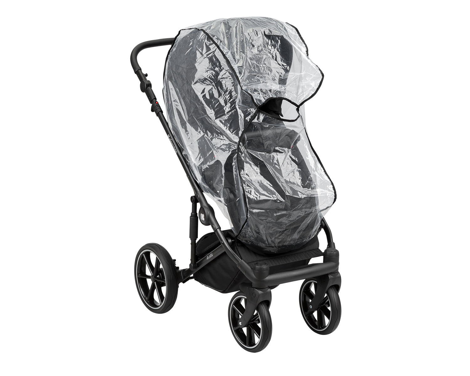 Комбинирана Количка 2В1 С Твърд Кош Amani Black