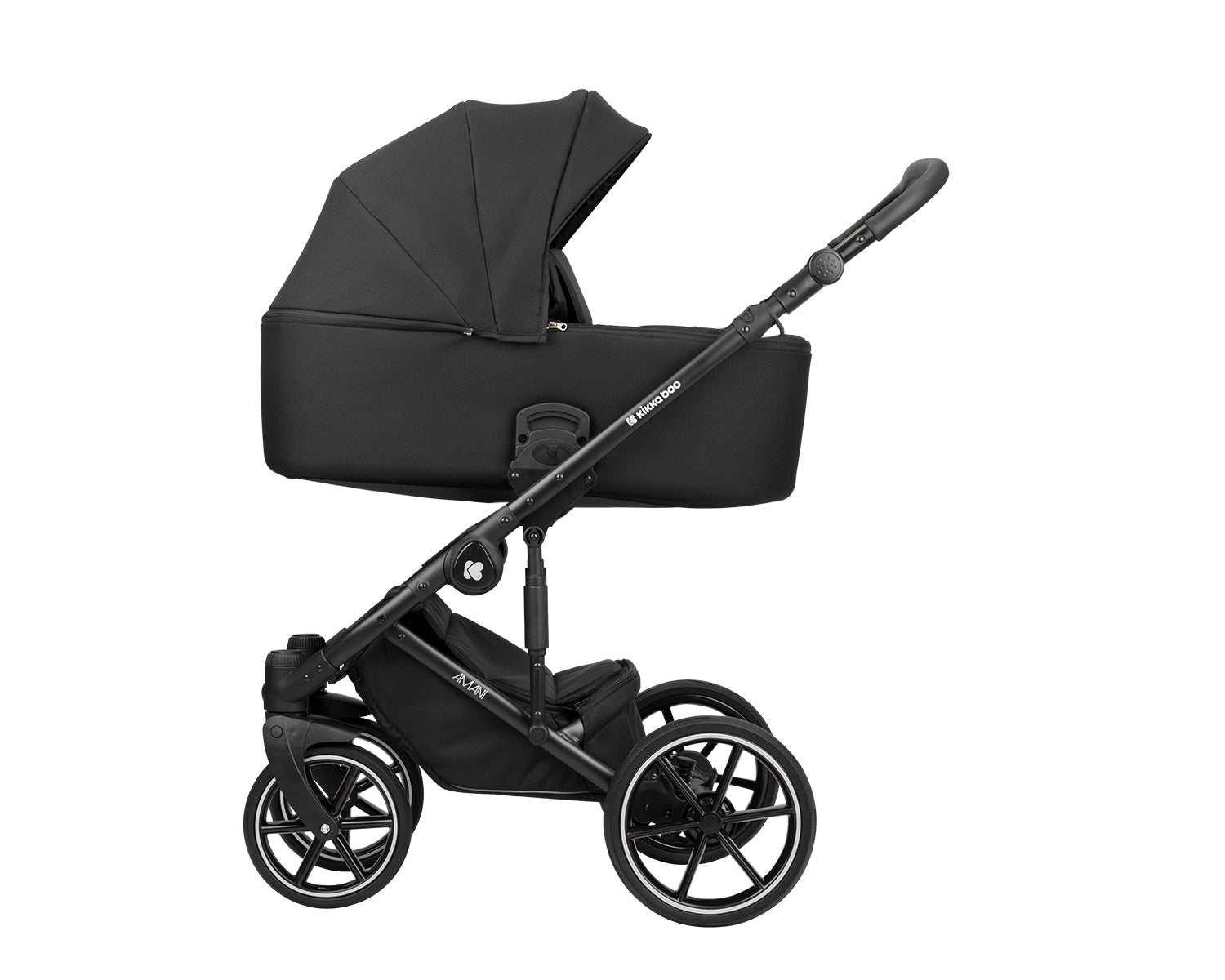 Комбинирана Количка 2В1 С Твърд Кош Amani Black