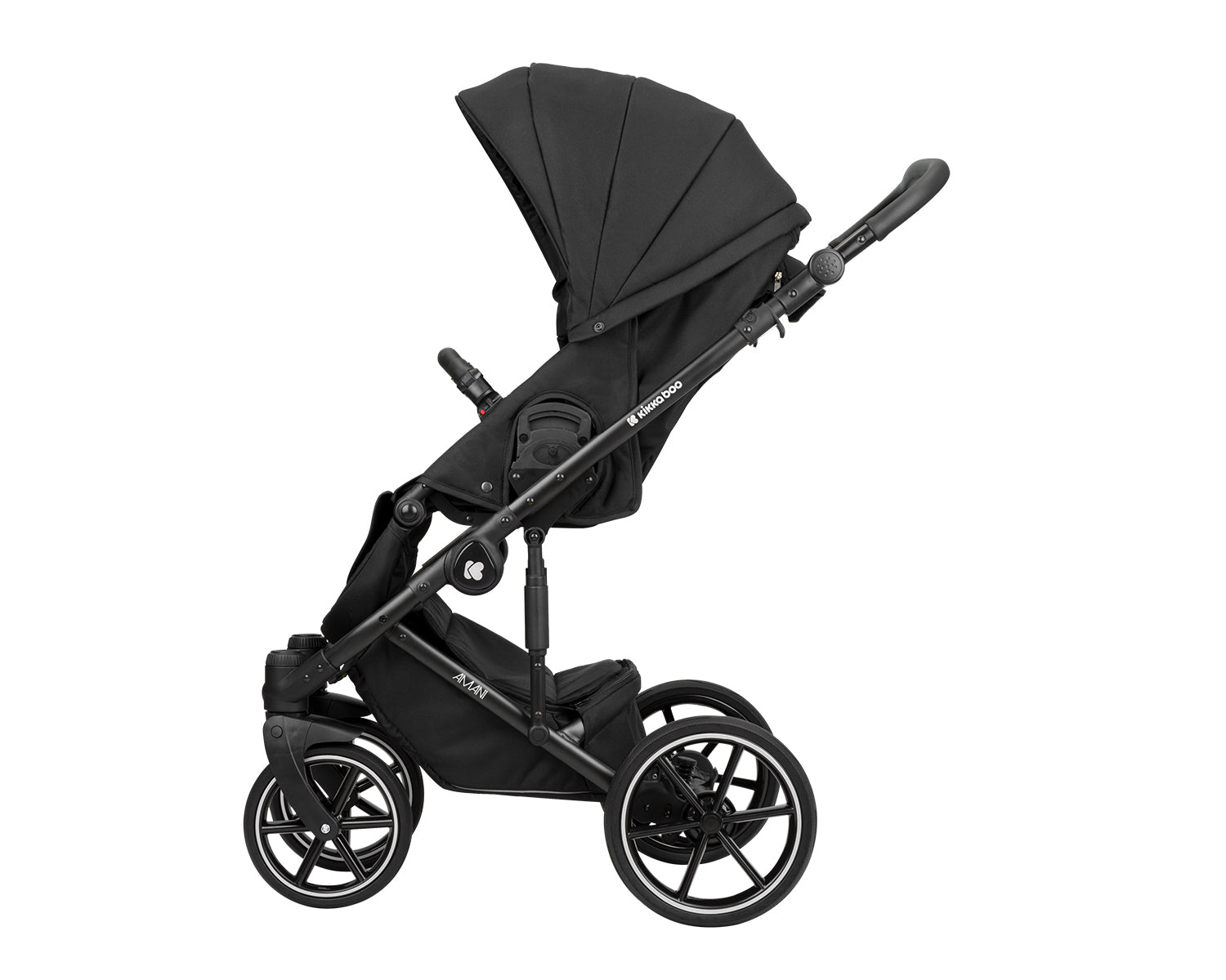 Комбинирана Количка 2В1 С Твърд Кош Amani Black