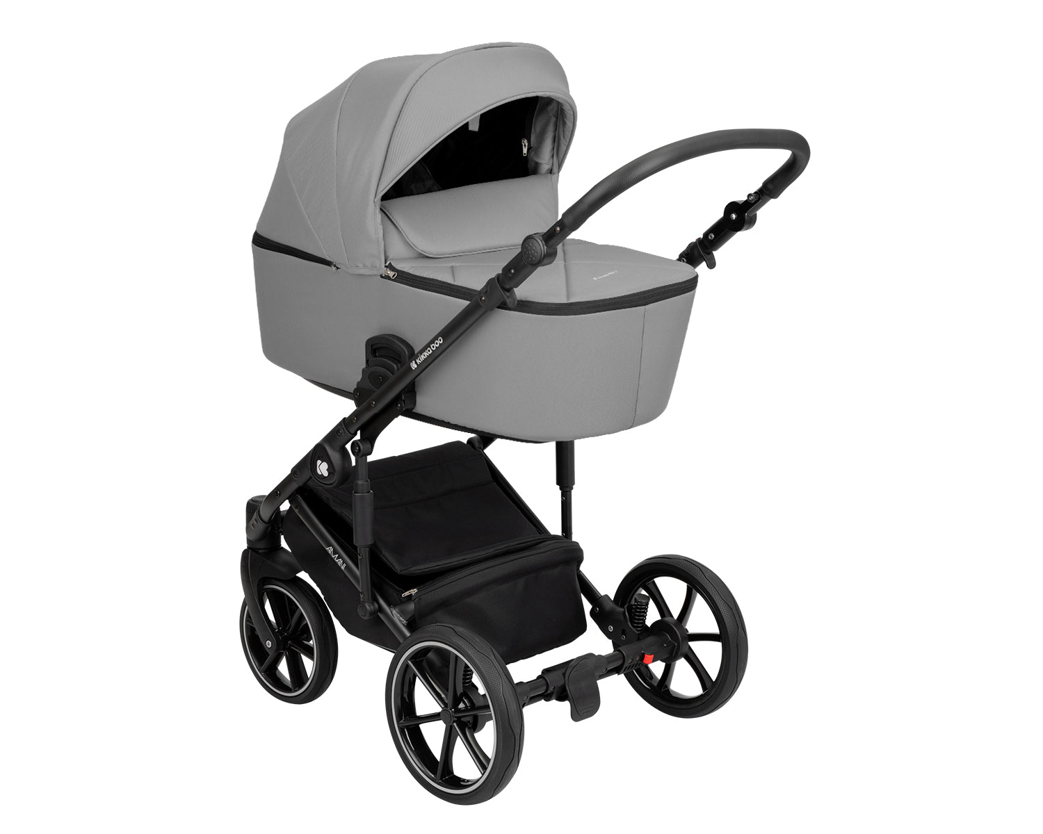 Комбинирана Количка 2В1 С Твърд Кош Amani Grey