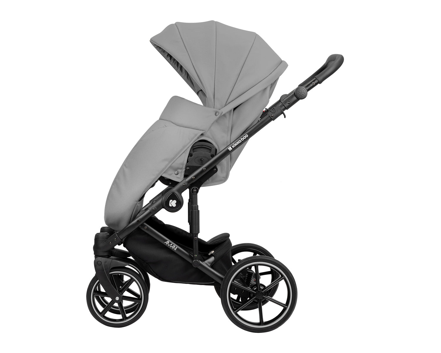 Комбинирана Количка 2В1 С Твърд Кош Amani Grey