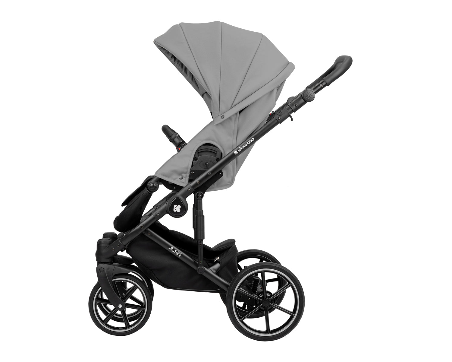 Комбинирана Количка 2В1 С Твърд Кош Amani Grey