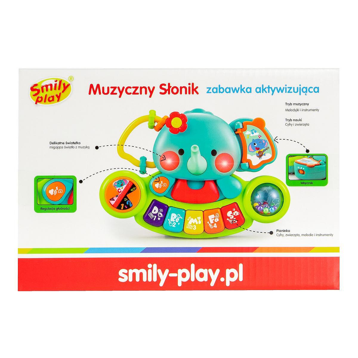 Smily Play Музикална Играчка Пиано Слонче Anek