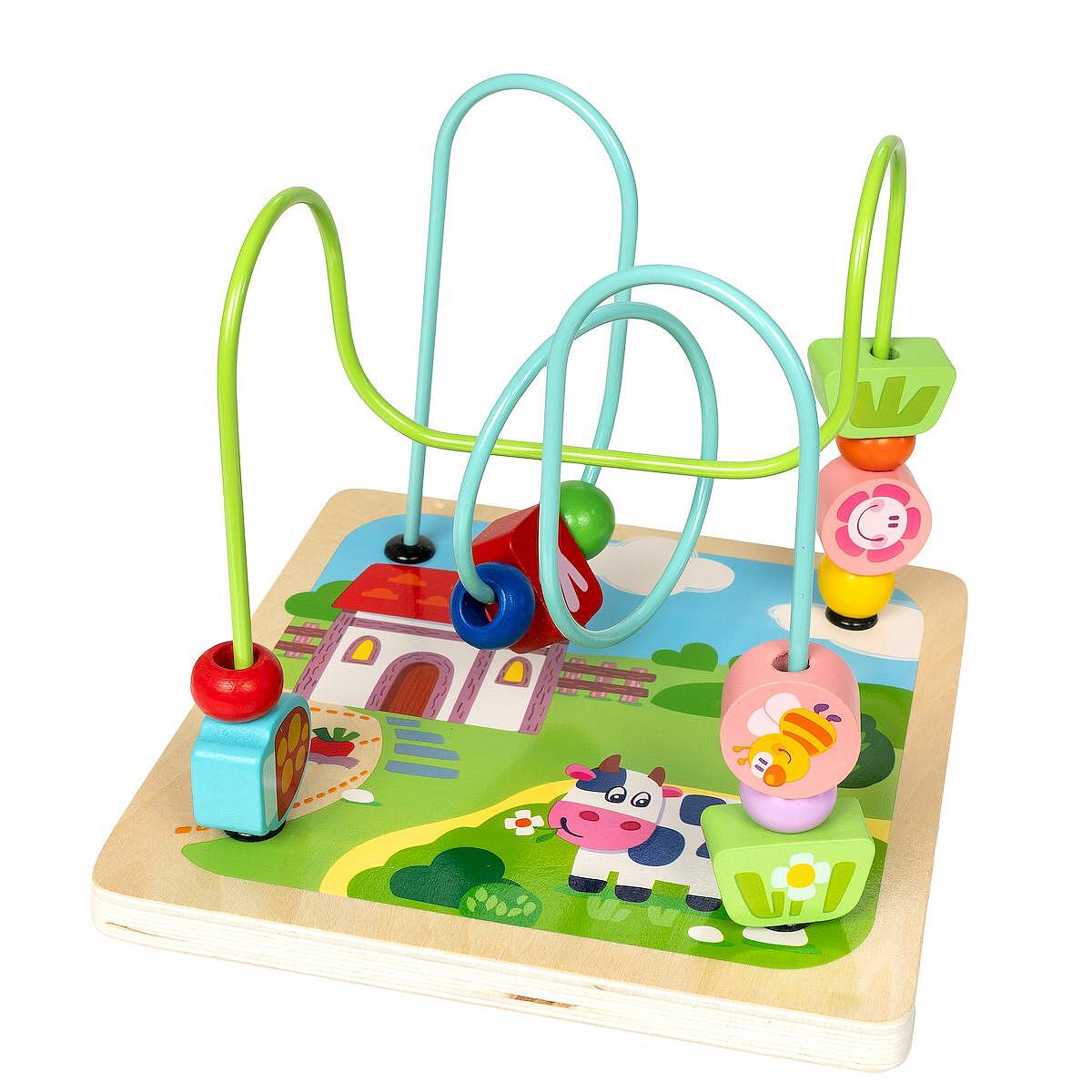 Smily Play Образователен Дървен Куб 5в1 Anek