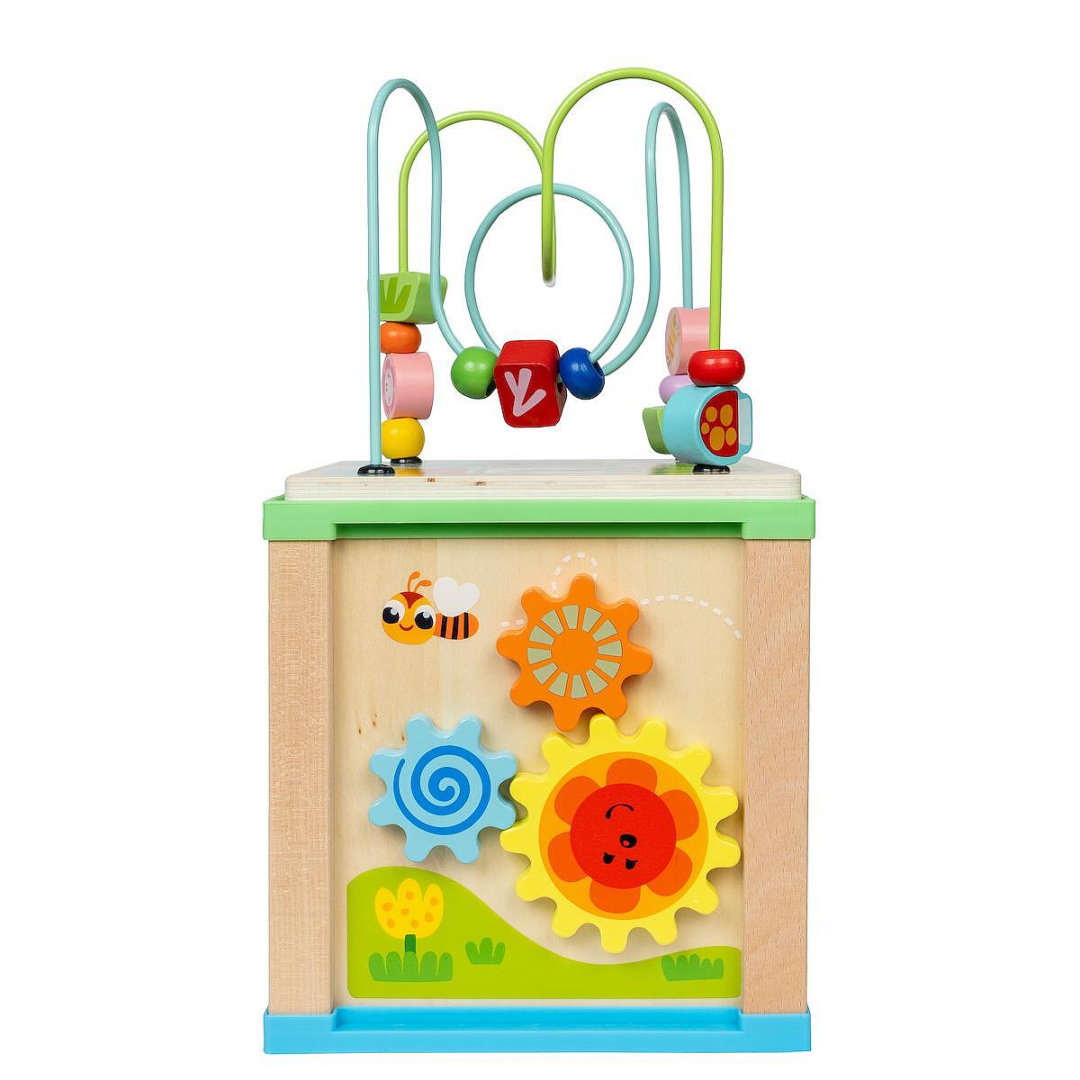 Smily Play Образователен Дървен Куб 5в1 Anek