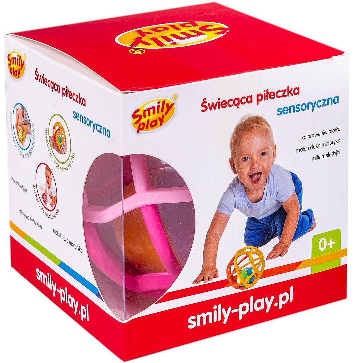 Smily Play Топка Със Звук И Светлина Розова 83659sp Anek