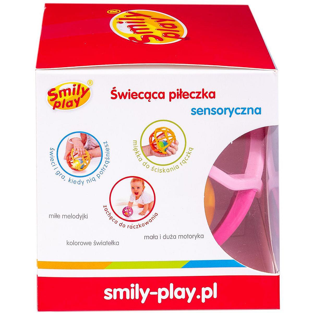 Smily Play Топка Със Звук И Светлина Розова 83659sp Anek
