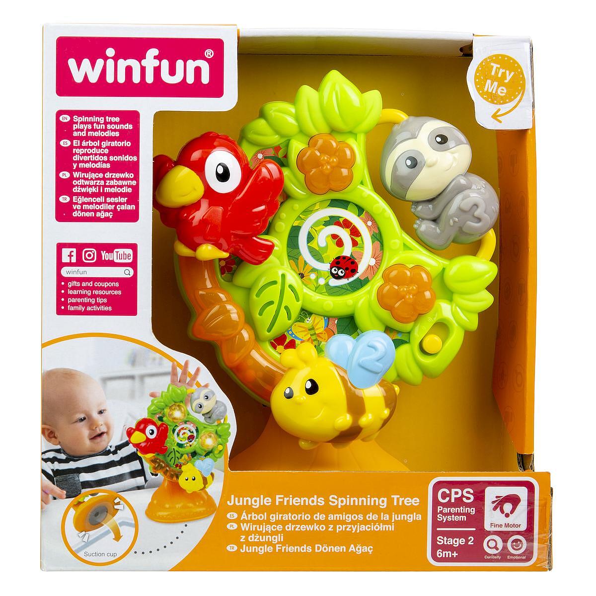 Winfun Музикално Въртящо Се Дърво С Животни От Джунглата Anek