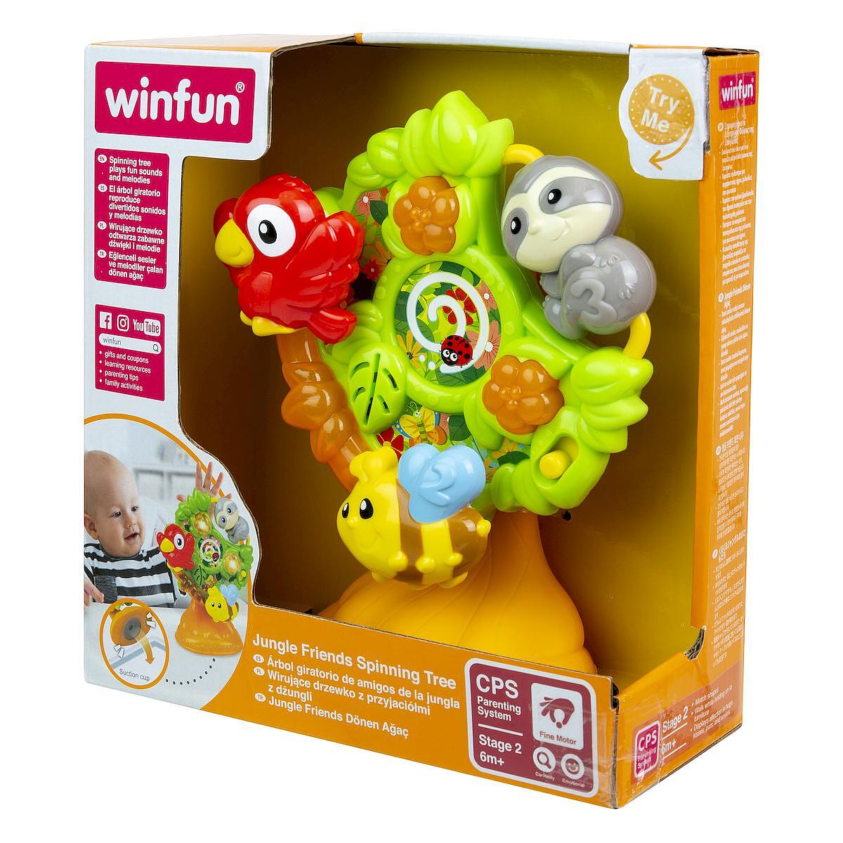 Winfun Музикално Въртящо Се Дърво С Животни От Джунглата Anek