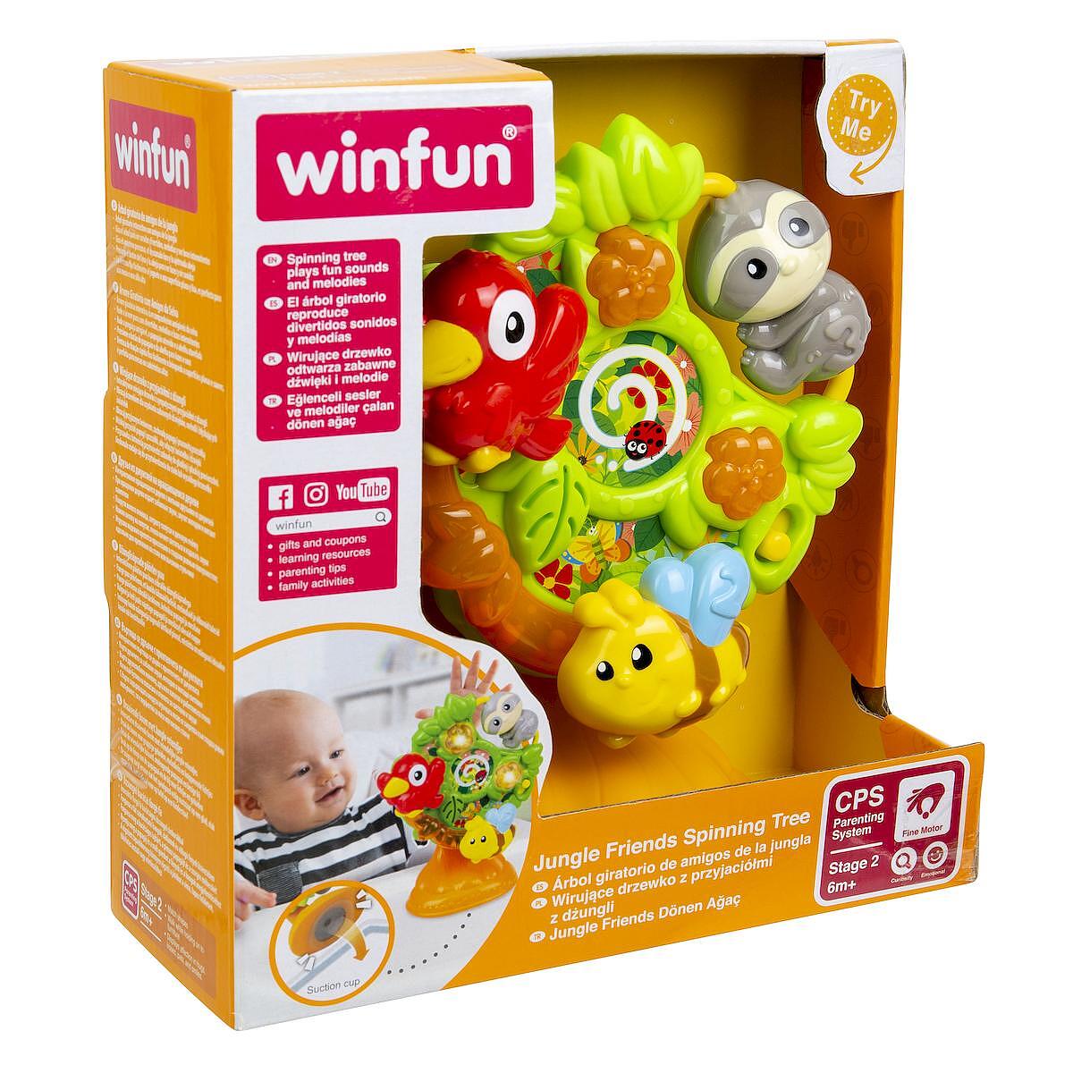 Winfun Музикално Въртящо Се Дърво С Животни От Джунглата Anek