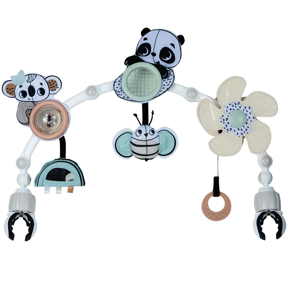 Jucărie pentru cărucior, decor alb-negru, Tiny Love, 0+ ani