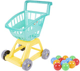 Coș de cumpărături 37X31X47 cu mingi moi