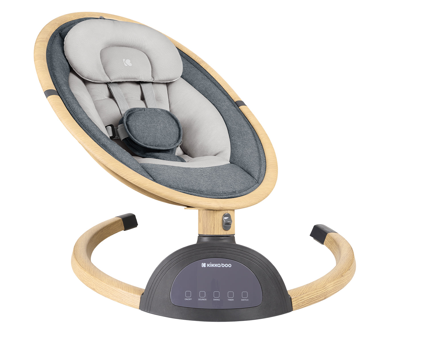 Електрическа Люлка Ashlee Dark Grey --- BebeMama