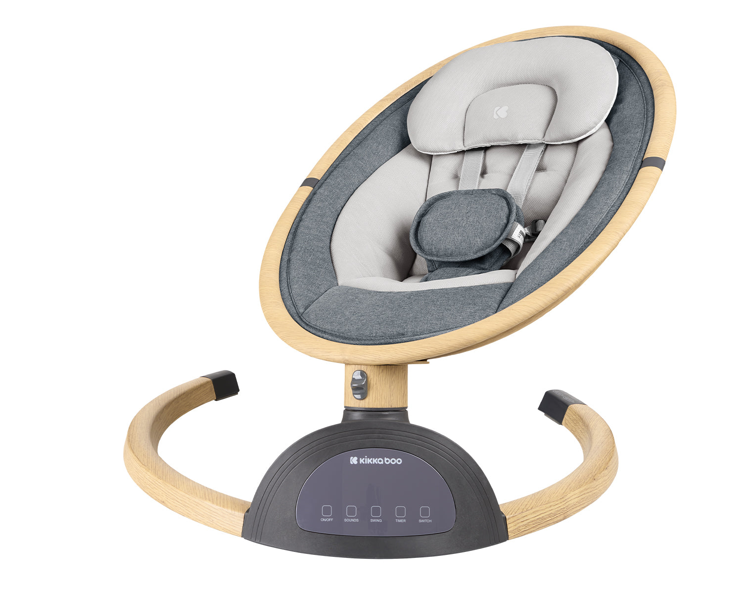 Електрическа Люлка Ashlee Dark Grey --- BebeMama