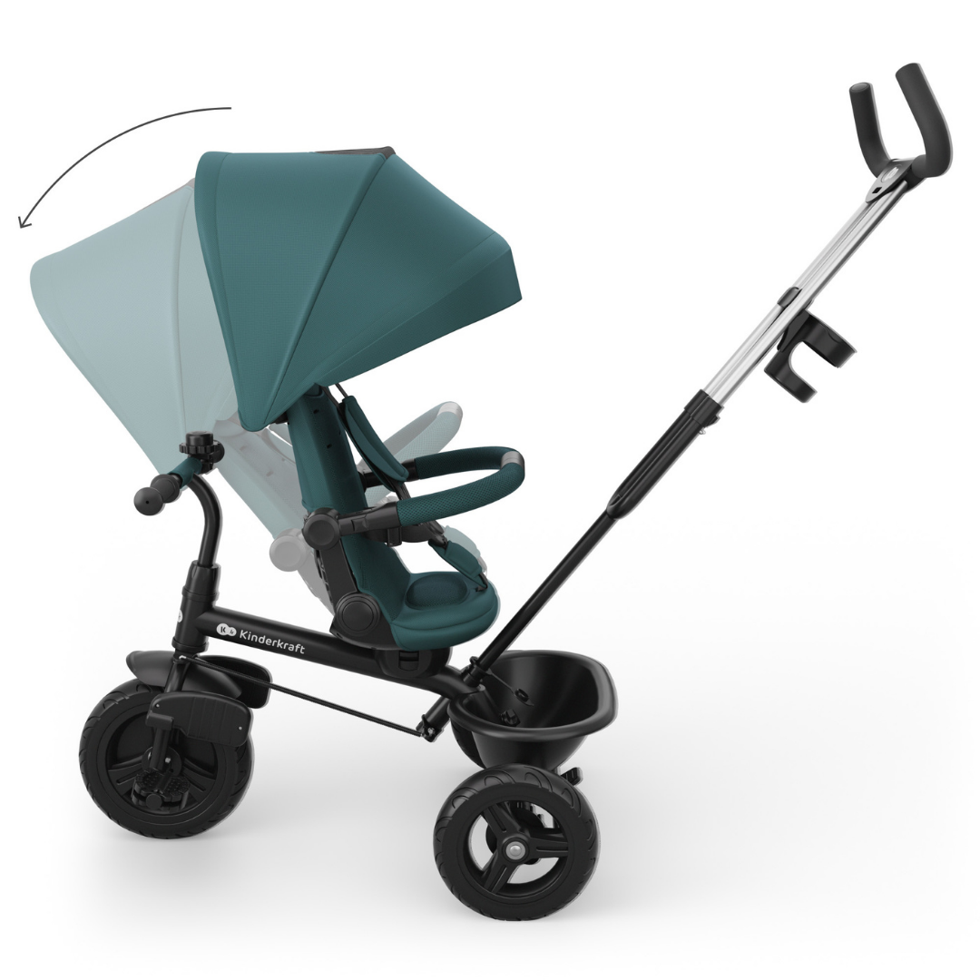 Aston 2 Plus Триколка Зелена Kinderkraft