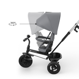 Aston 2 Plus Триколка Сива Kinderkraft