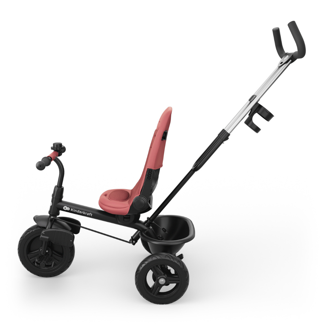 Aston 2 Plus Триколка Розова Kinderkraft