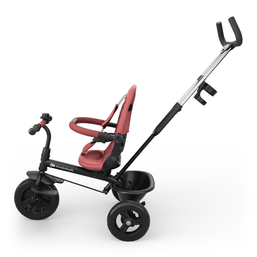 Aston 2 Plus Триколка Розова Kinderkraft